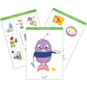 daily routines flashcards & interactive cards product cover