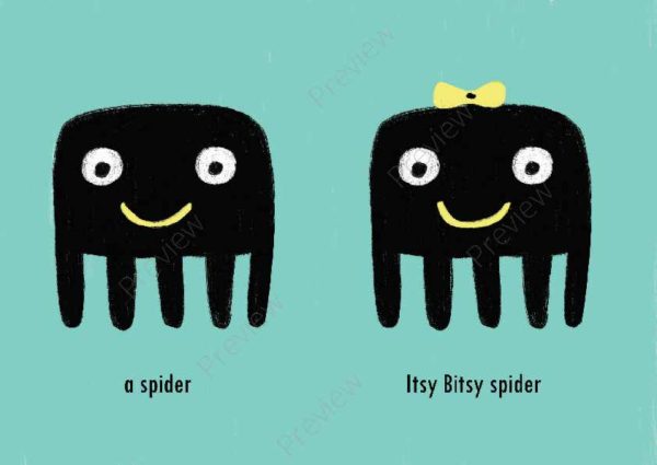 printable flashcards itsy bitsy spider story spiders