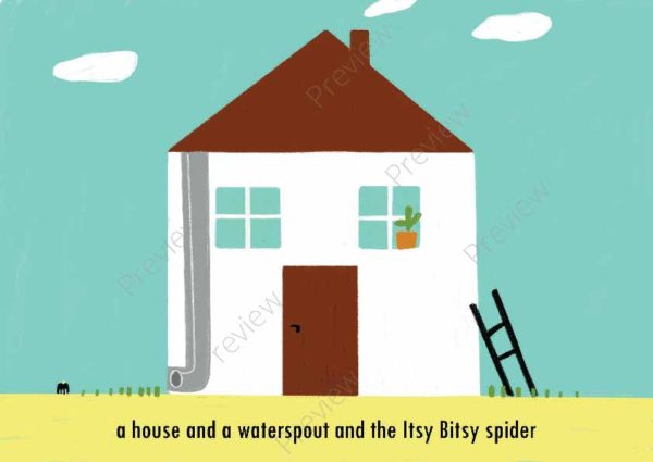 printable flashcards itsy bitsy spider story house waterspout spider